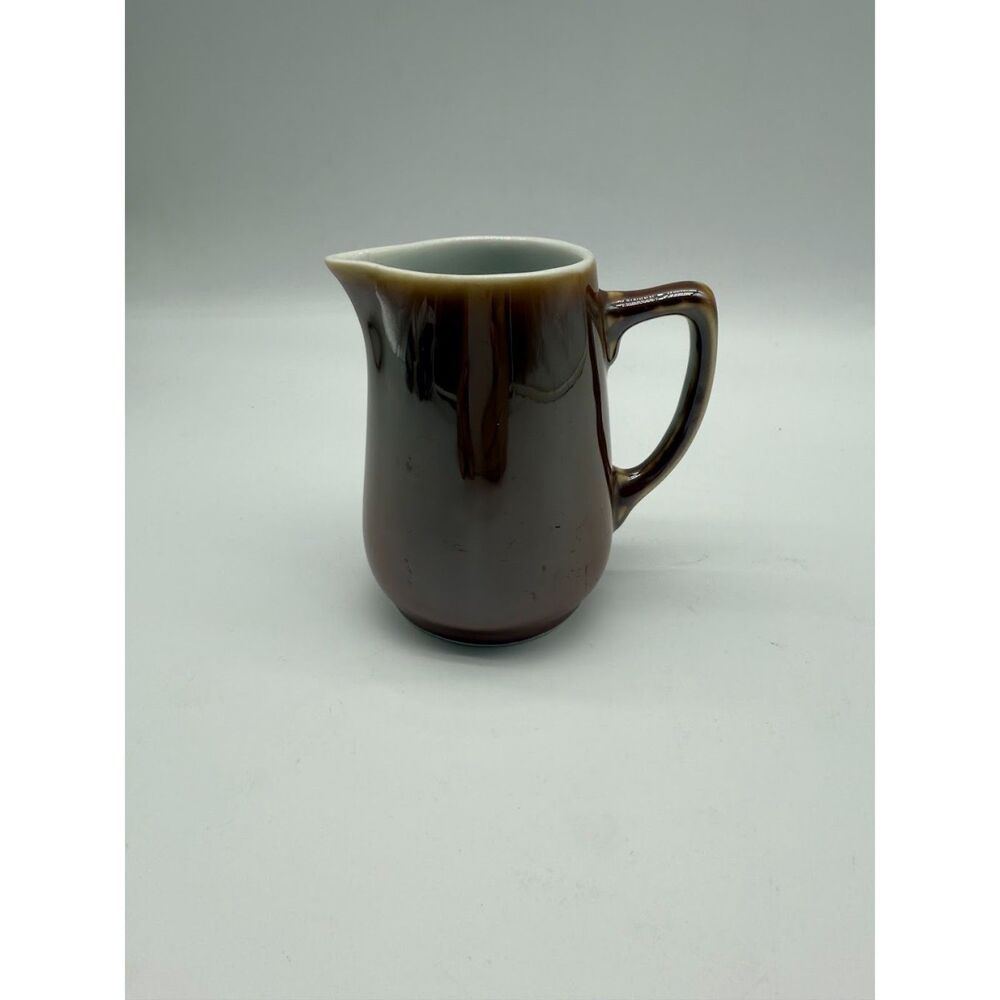 π΄ vintage Fraunfelter Ohio USA creamer in lustre brown, marked with "#292". - Picture 2 of 8